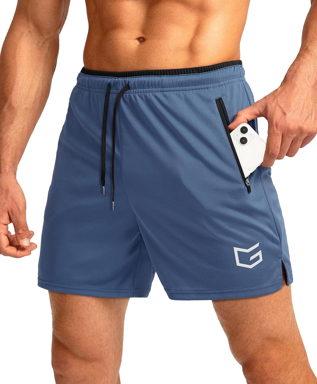 Men's Running Shorts Lightweight, Breathable With Built-In