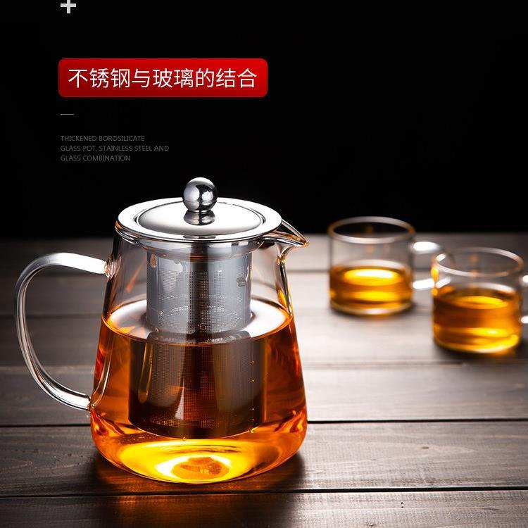 1300ml Glass Kettle for Tea Cooking,high Borosilicate Glass