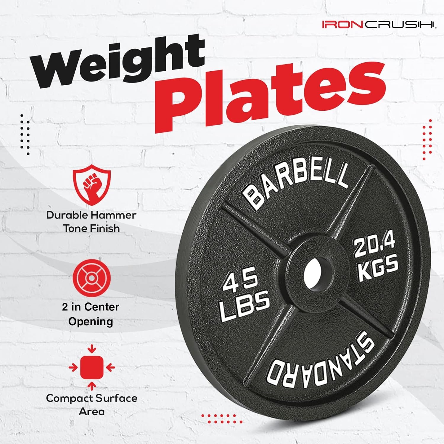 Change Plates 1.25LB 2.5LB 5LB 10LB Set - Fractional Olympic Bumper Plates For Cross Training - Steel Insert Strength Training Weight Plates