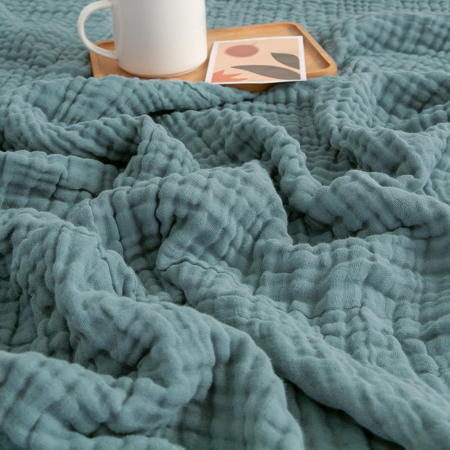 Uuisex Baby 100% Muslin Cotton Receiving Blankets! 50% Off With