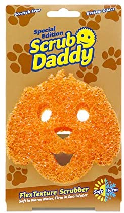  Scrub Daddy Scrub Mommy Special Edition Pets Cat - Scratch-Free  Multipurpose Dish Sponge - BPA Free & Made with Polymer Foam - Stain & Odor  Resistant Kitchen Sponge (1ct) : Health