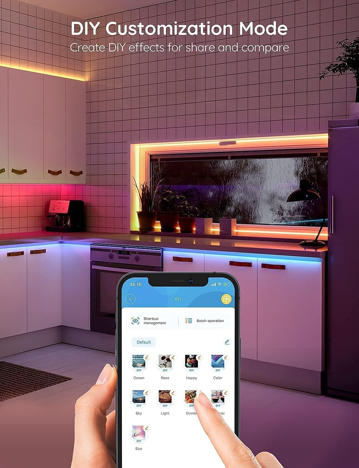 Govee RGBIC Strip Light 2 Pro With Matter Smart LED Strip Lights Work With Alexa And Google Assistant, DIY Color Changin | Singapore