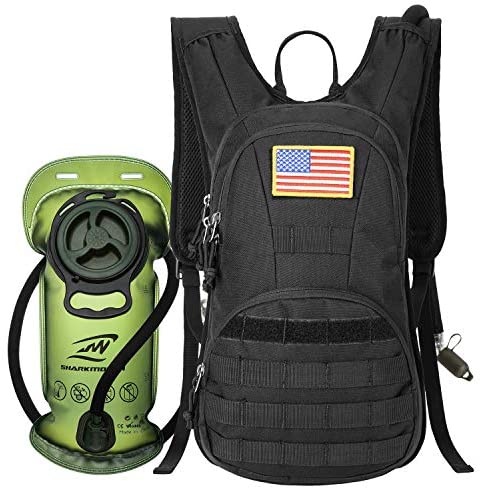 sharkmouth tactical molle hydration pack
