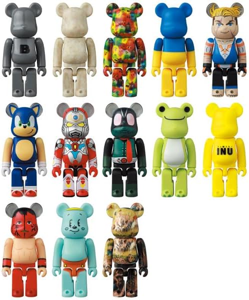MEDICOM TOY - BE@RBRICK BEAR RAINBOW 1000％ Be@rbrick Snarkitecture x BlackRainbow 1000% blue version