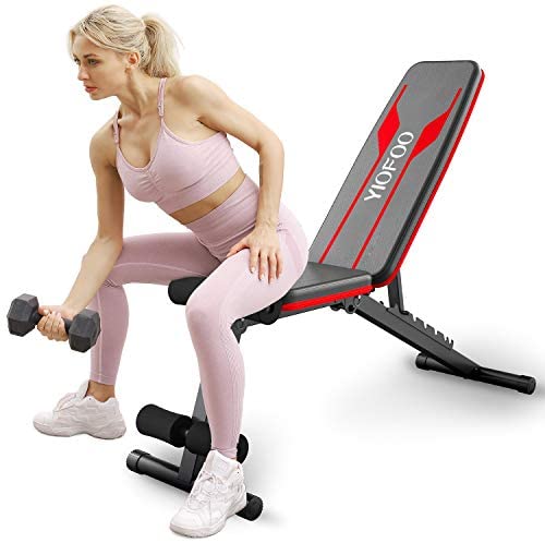 Details about   Foldable Dumbbell Bench Weight Training Fitness Incline Adjustable Workout Gym 