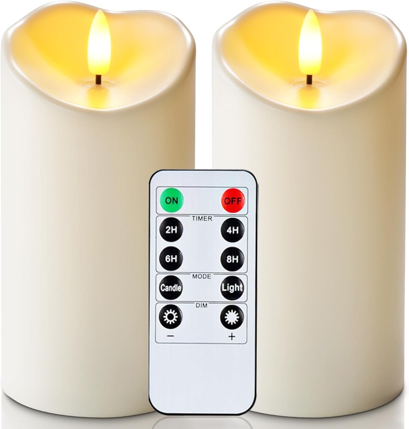 Homemory LED Tea Lights, Battery Operated, Remote Control, Flickering
