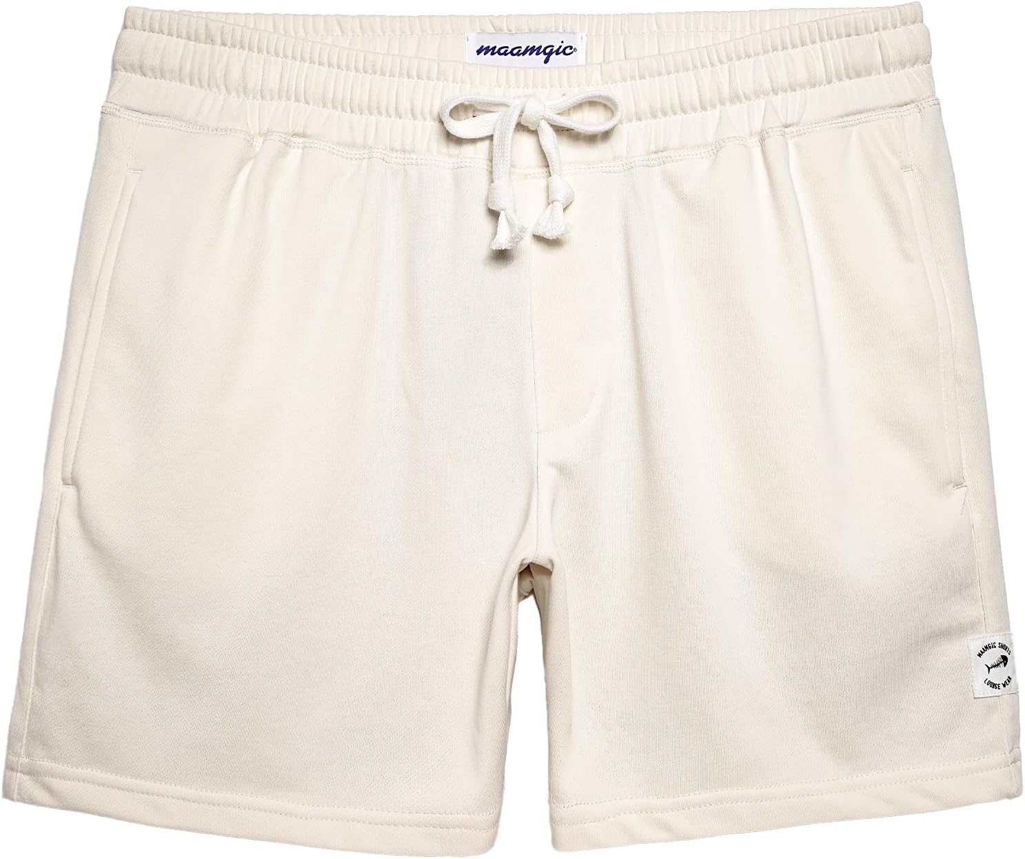 Gym Shorts Mens Cotton Shorts With Elastic Waist And Drawstring