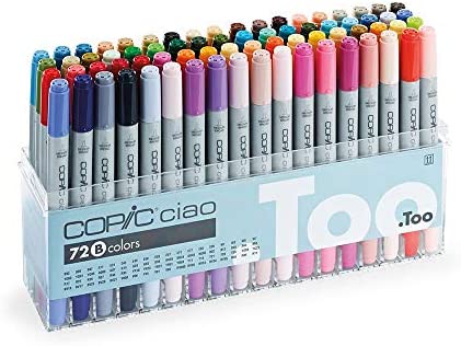 Copic Classic Alcohol-based Markers 12pc Set Basic