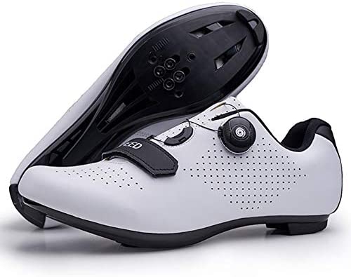 Details about   Mens Cycling Shoes Road Bike Spin Shoes with Buckle Cleat Women SPD Shoes 