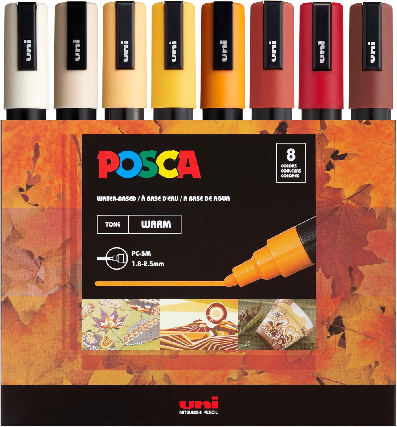 Posca Paint Arker Pens - PC-1 And PC-1R - 0.7 - Set Of 20 In - Foto 5