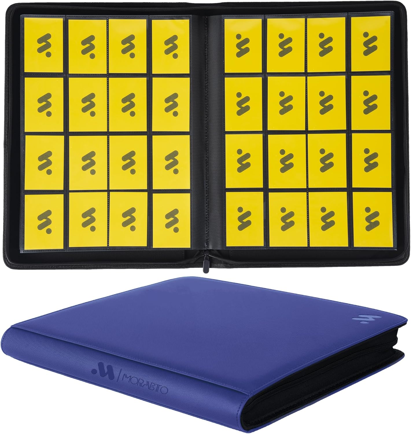 Card Binder For Trading Cards - 16 Pocket, Holds 1024 Cards, Ringless, Zippered PU Leather - View #13