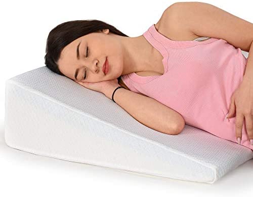 Abco Tech Memory Foam Knee Pillow with Washable Cover & Storage Bag