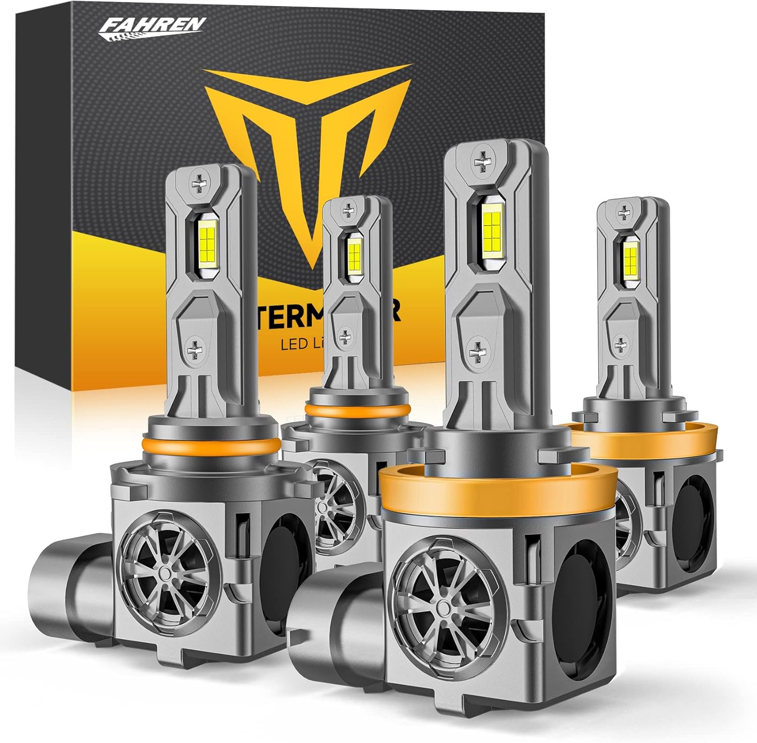 FAHREN H11 H9 H8 Light Bulb, New & Upgrade Ultra-Bright