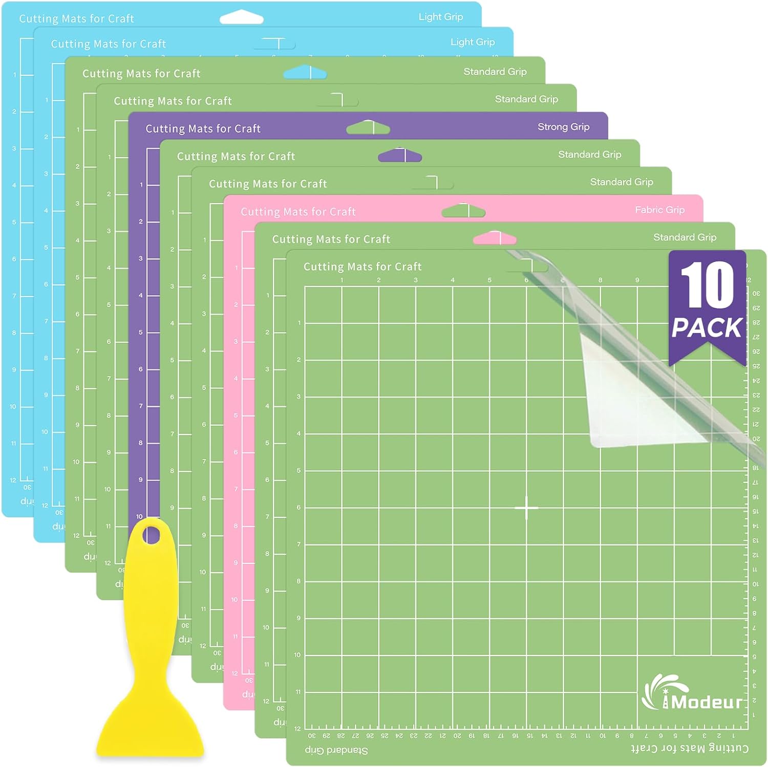 Cricut StandardGrip Mat Pack (5 Count, 4.5in X 12in) - For Joy Machine