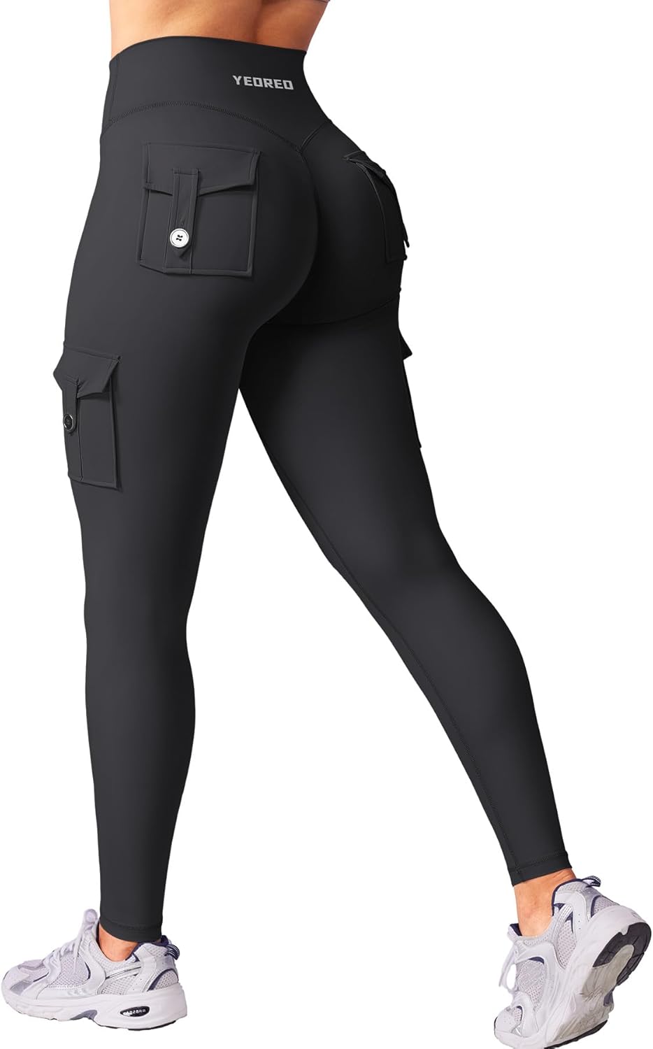 Cargo Leggings Yoga Pants With Pockets Walmart High Waist Booty