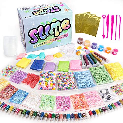 70PCS Slime Add Ins Slime Kit Floam Beads Fish Bowl Beads Mreaind Unicorn  Slime