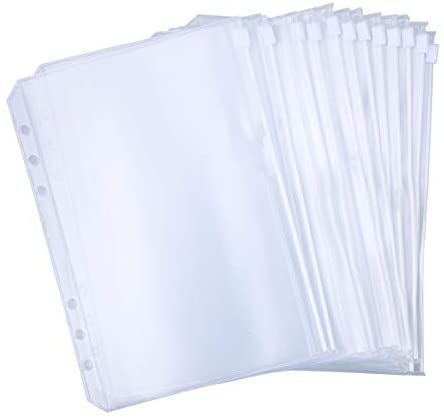 24pcs L Type Folders A5 Plastic Clear Document Folder Jacket Sleeves, Pink