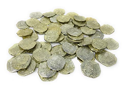 US Toy - Ancient Pirate Coins, (7.5 by 4.2 by 1.5 Inches) (2-Pack of 72 ...