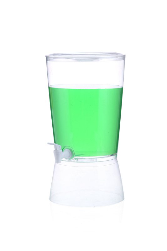 Wholesale Acrylic Juice Bucket Cafeteria Western Restaurant Drink Dispenser