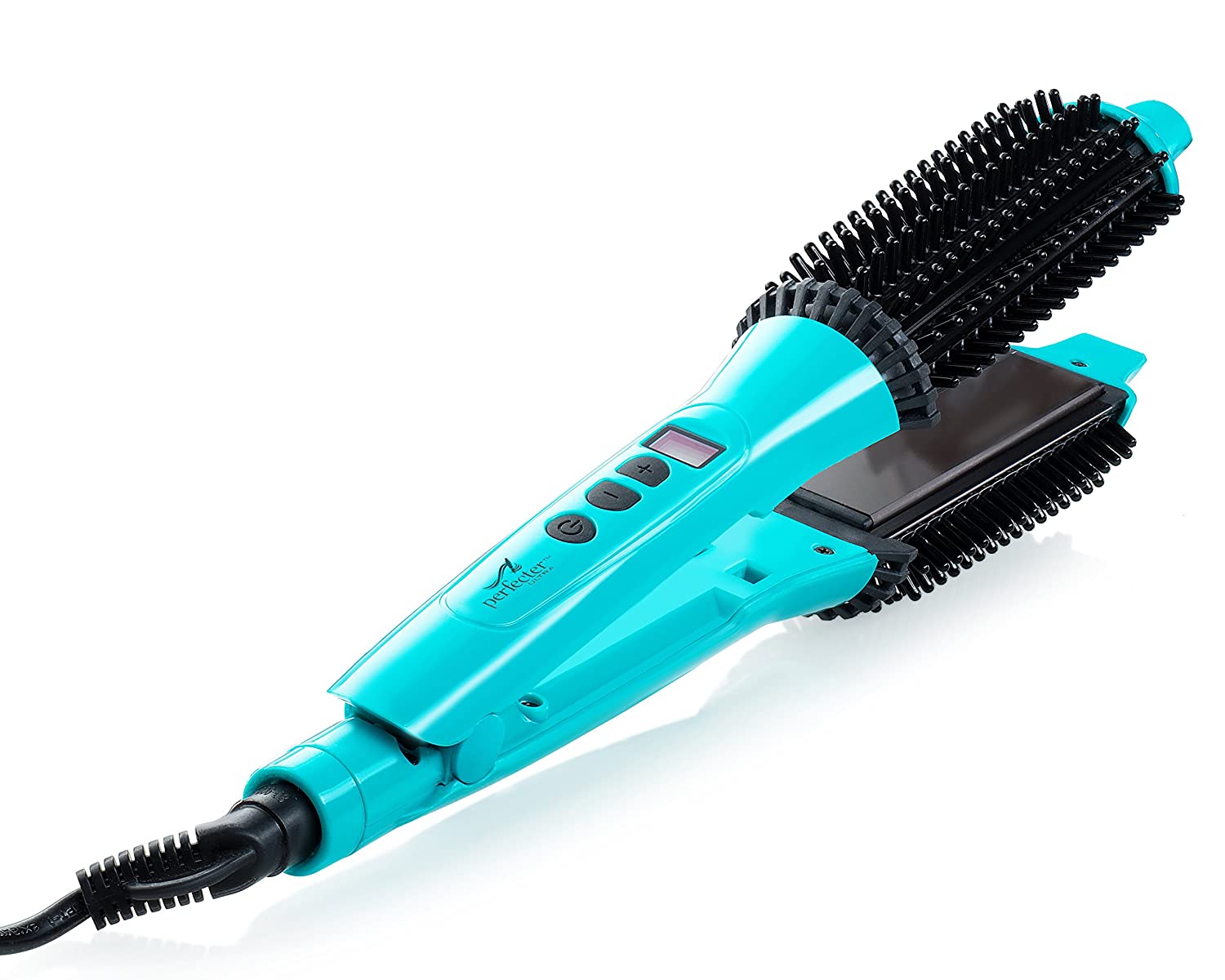 Wholesale Perfecter Flat Iron Hair Straightener & Hot Round Brush - 2 ...