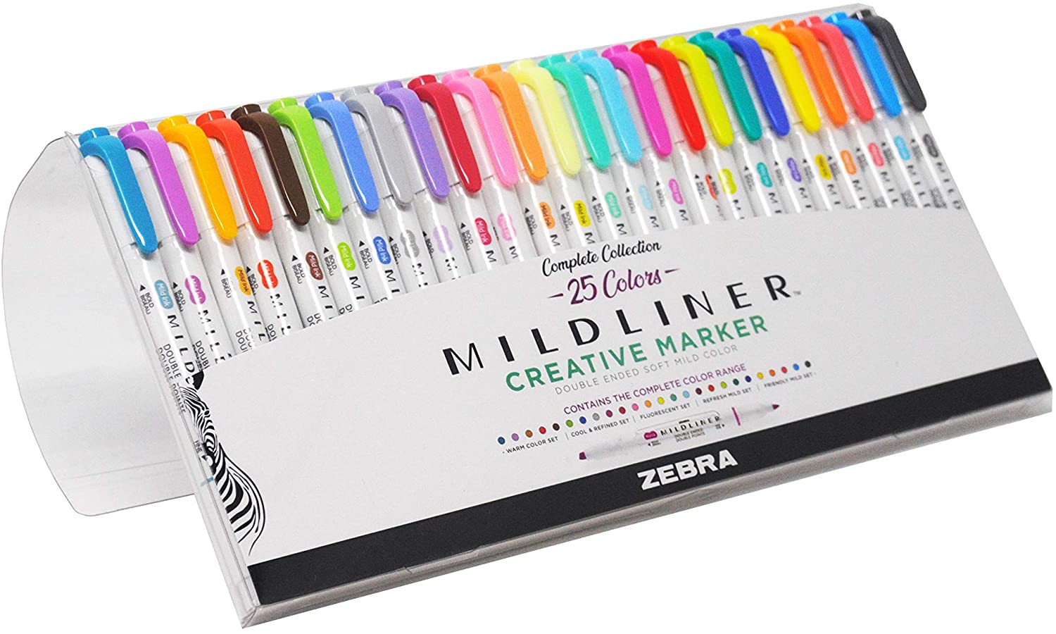 Wholesale Zebra Pen Mildliner Double Ended Highlighter Set, Broad 