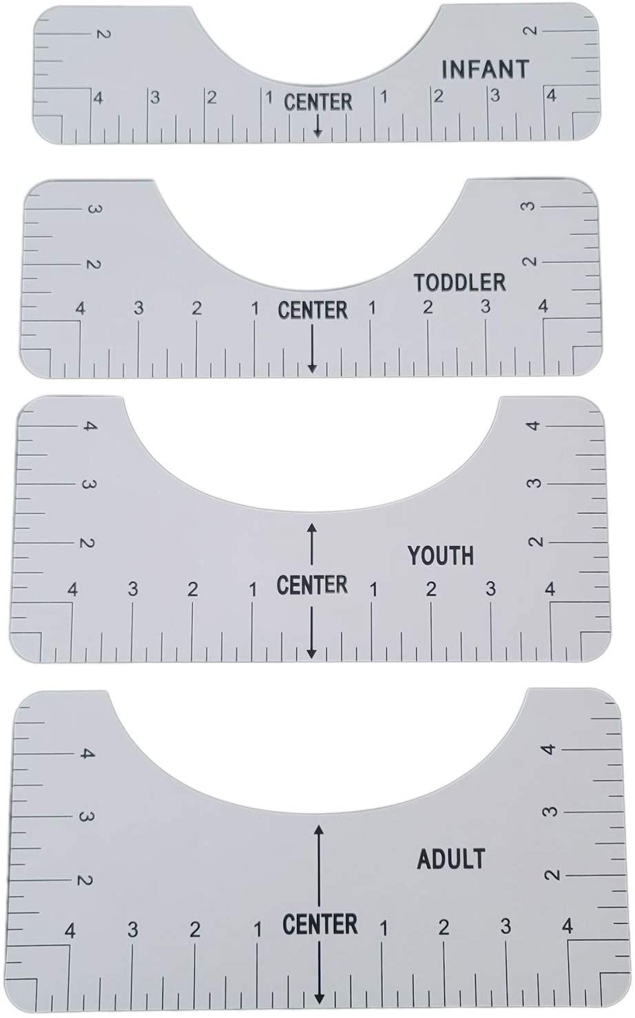 placement ruler for shirts