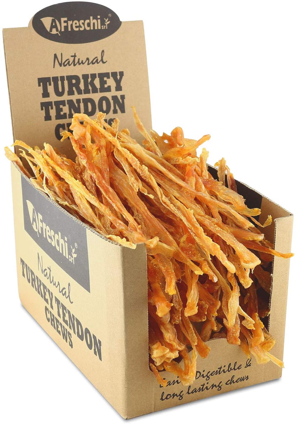 Wholesale AFreschi Turkey Tendon for Dogs, Premium AllNatural