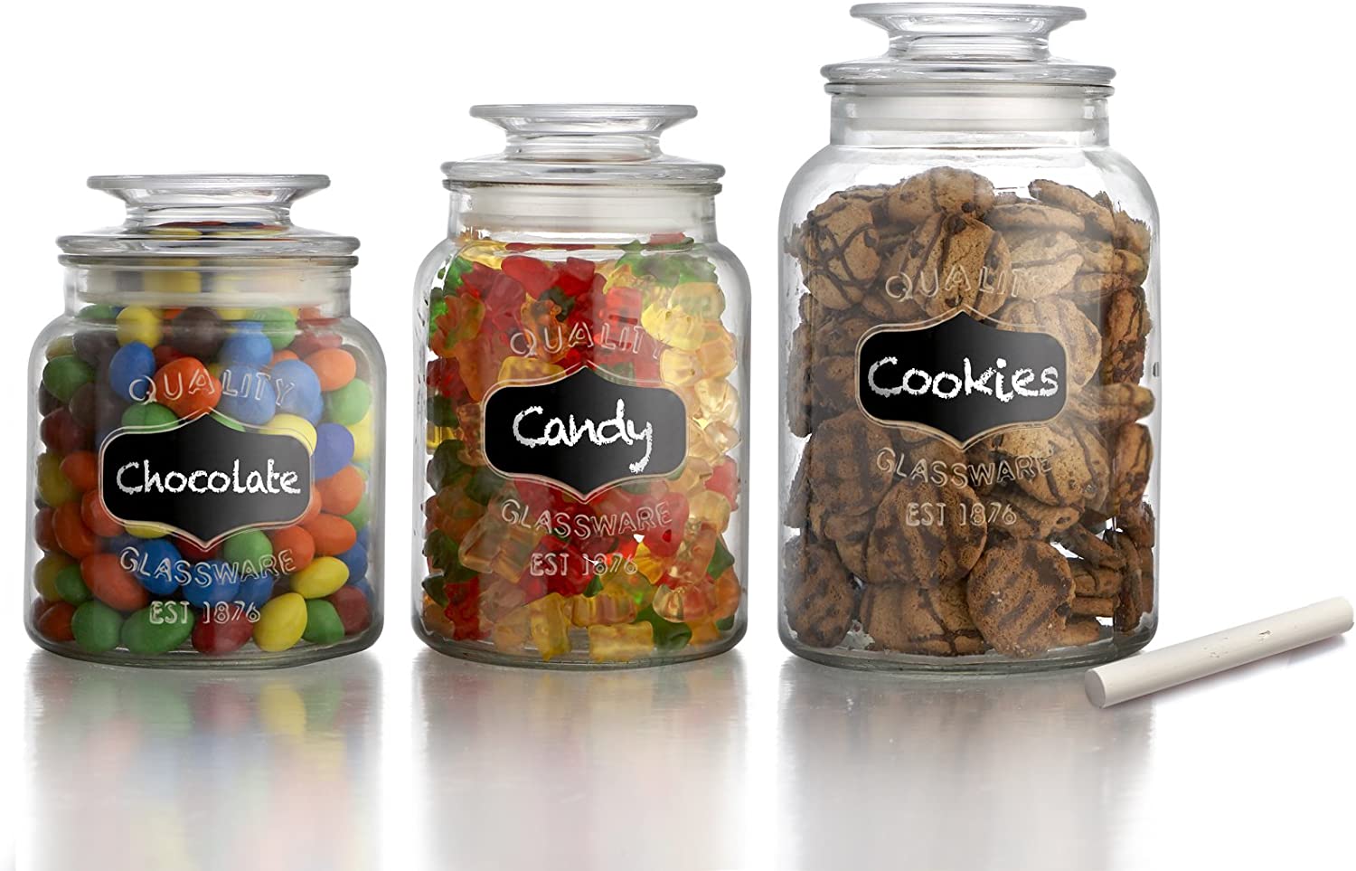 Buy Wholesale China Plastic Hexagonal Candy Jars Candy Buffet Candy Jars  With Airtight Lids Clear Cookie Jars & Plastic Jar Candy Container at USD  0.21