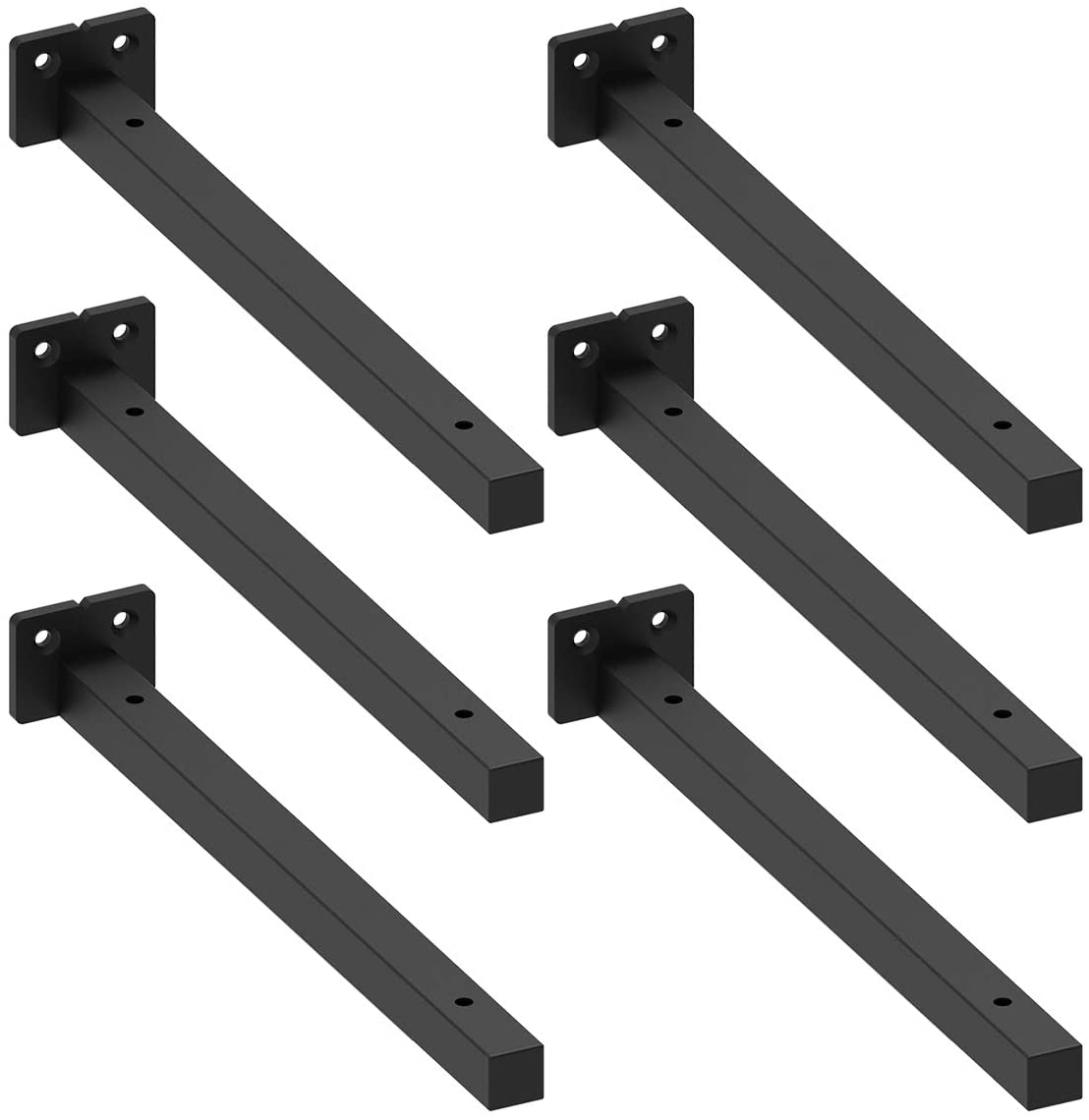 Wholesale Shelf Brackets 12 inch 6Pack Hidden Decorative Shelf