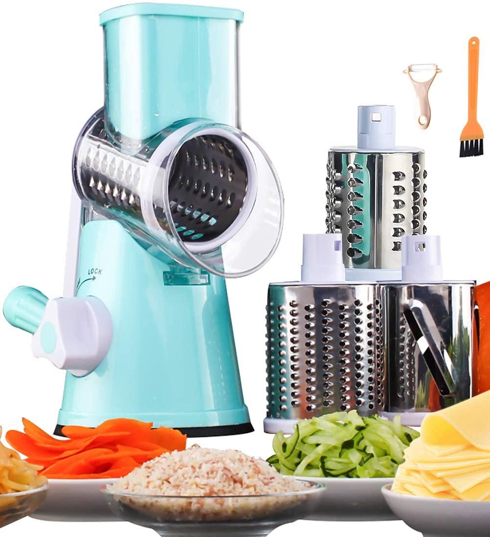  Ourokhome Rotary Cheese Grater Shredder, Multifunction