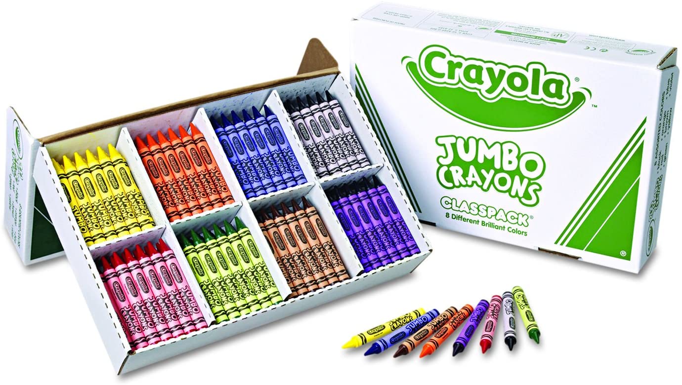 Wholesale Crayola Jumbo Crayons Classpack, Toddler Crayons, 8 