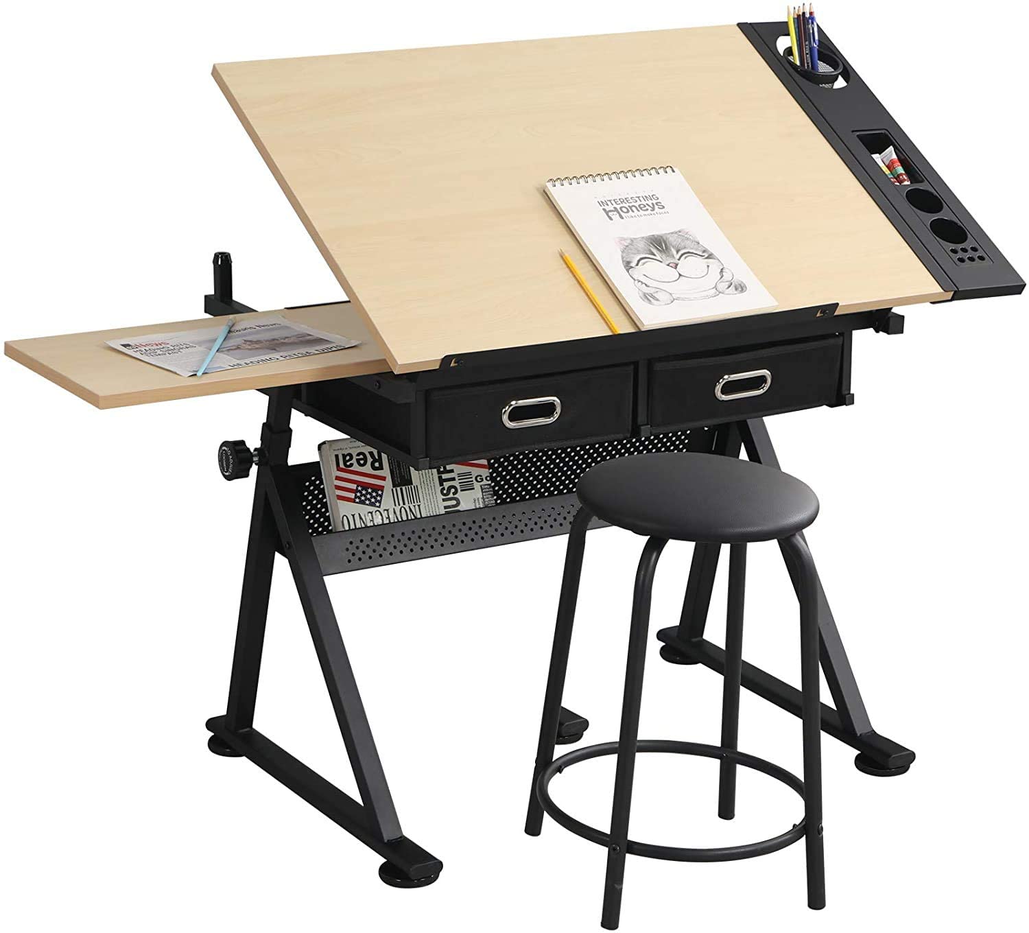Wholesale Teblacker Drafting Table, Height Adjustable Drawing Desk