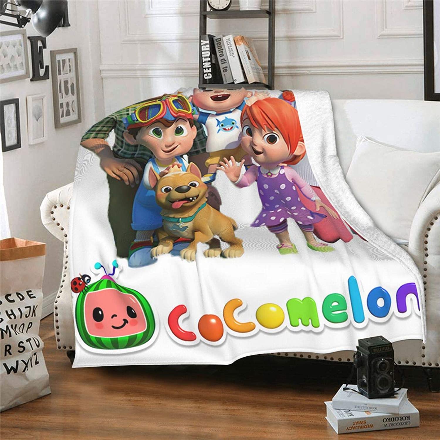 cocomelon plush blanket