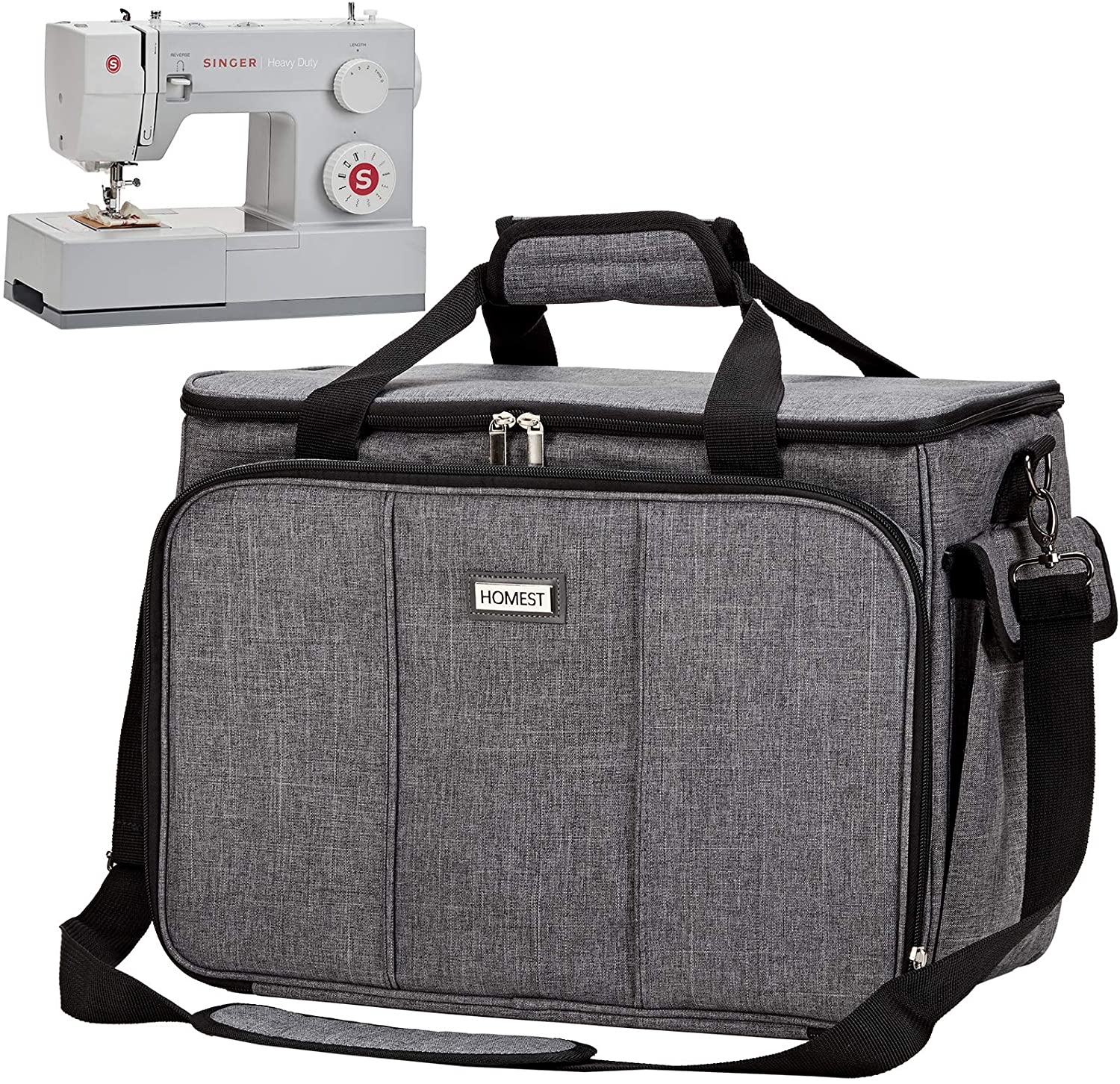 Wholesale HOMEST Sewing Machine Carrying Case with Multiple Storage