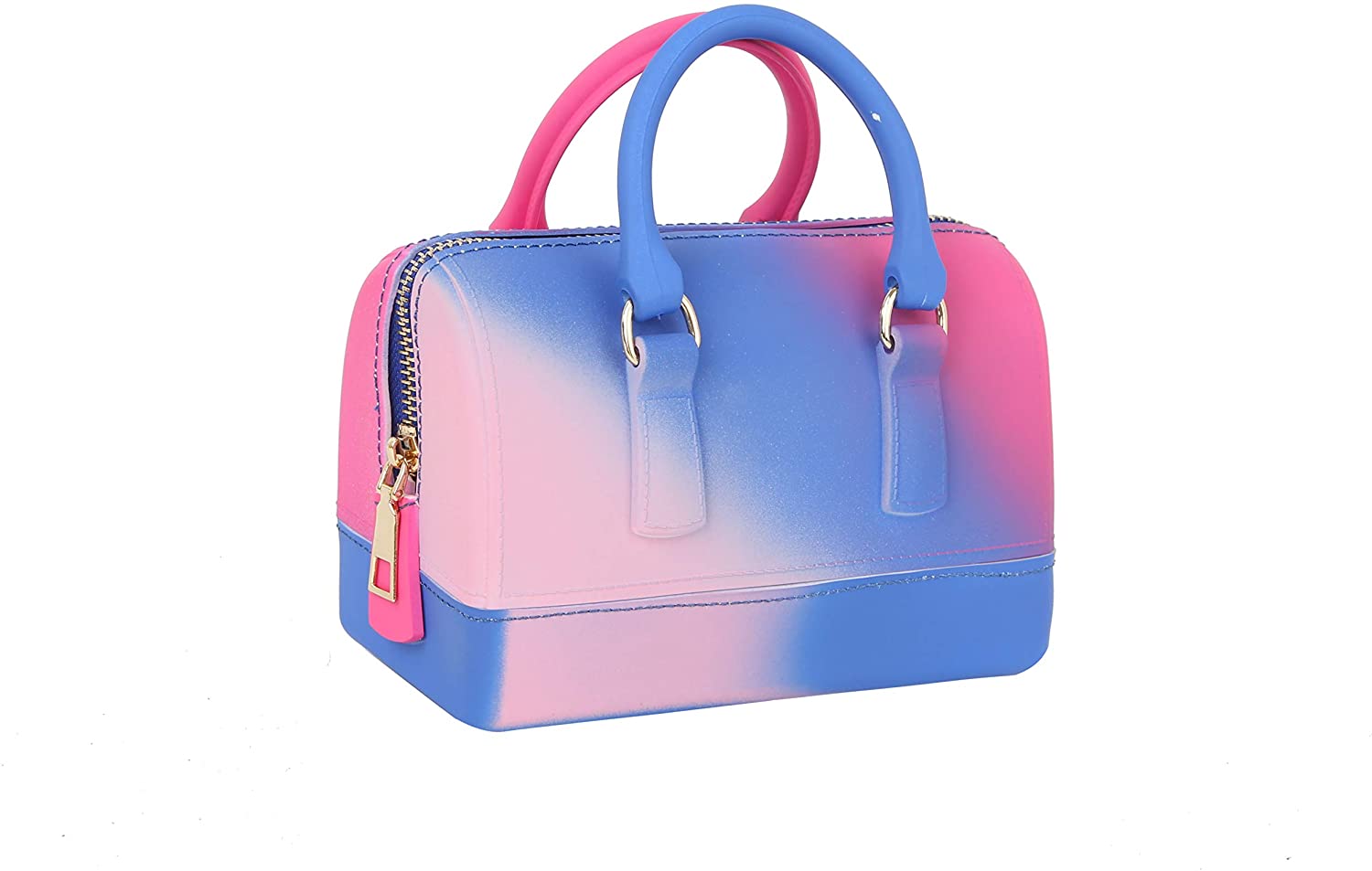 Rainbow Jelly Purses MediumFlap Bag Women's Purse Multicolor