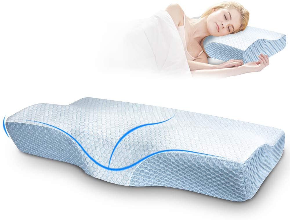 Wholesale Villsure Contour Memory Foam Pillow for Sleeping,Ergonomic