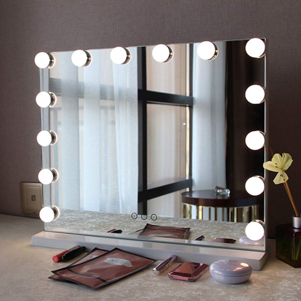 makeup mirror with outlet