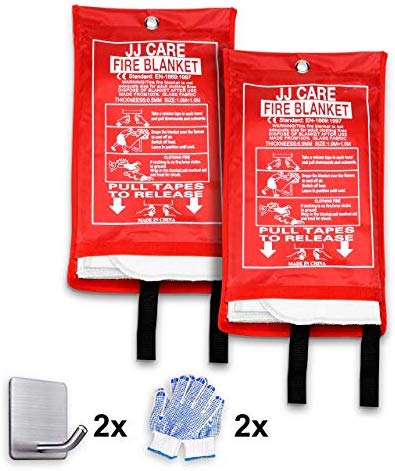 TONYKO Emergency Fire Blankets, Flame Retardant Protection and