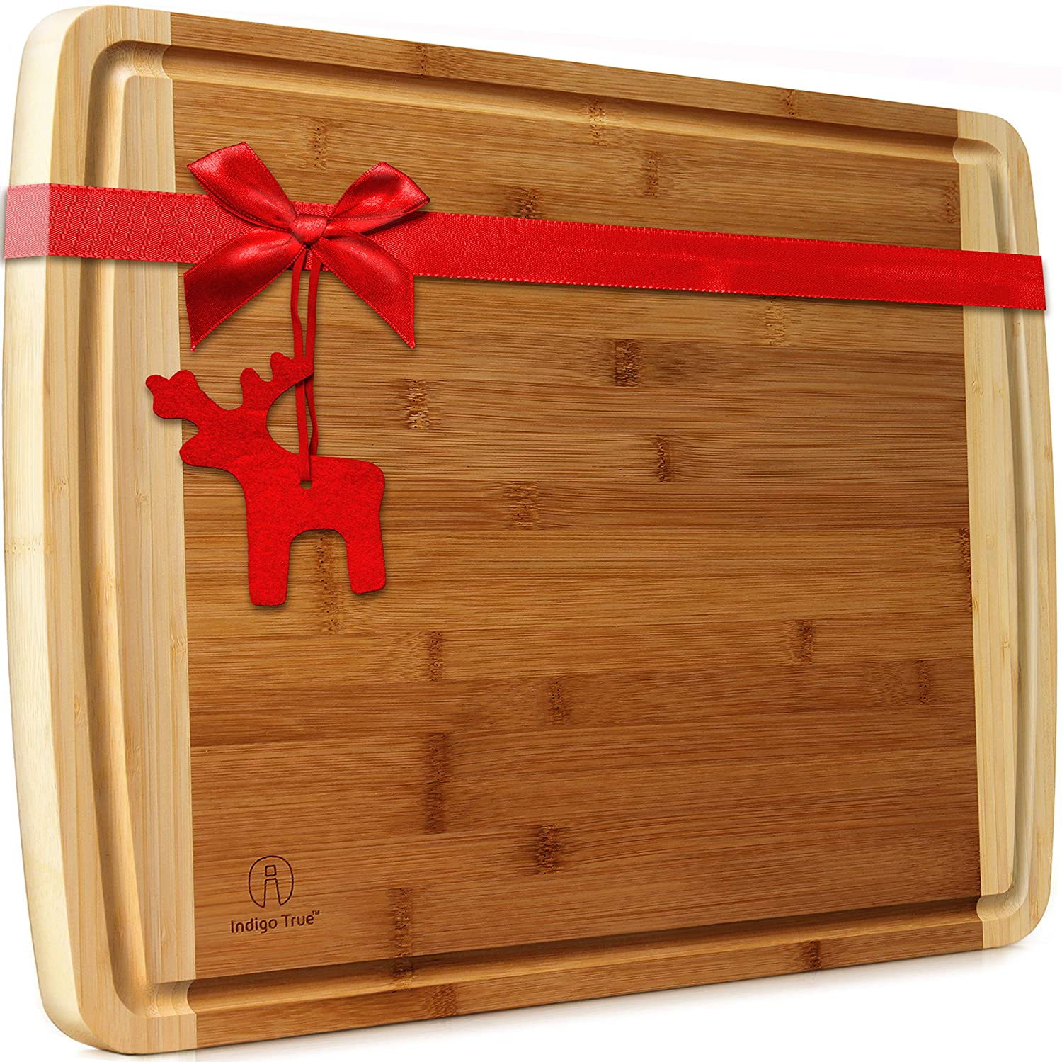 Hiware Extra Large Bamboo Cutting Board for Kitchen, Heavy Duty Wood  Cutting Boards with Juice Groove, 100% Organic Bamboo, Pre Oiled, 18 x 12