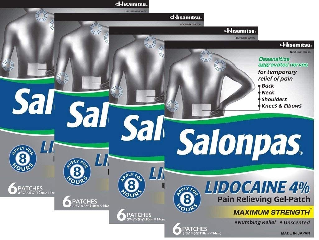 Wholesale Salonpas LIDOCAINE (4 PACK Special) Pain Relieving Maximum ...