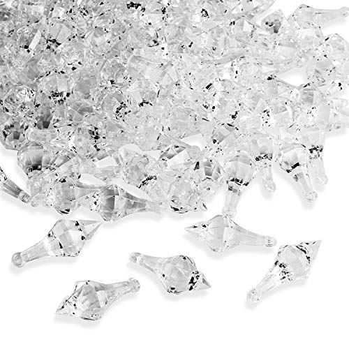 Super Z Outlet Acrylic Clear Ice Rock Diamond Crystals Treasure Gems for  Table Scatters, Vase Fillers, Event, Wedding, Arts & Crafts, Birthday