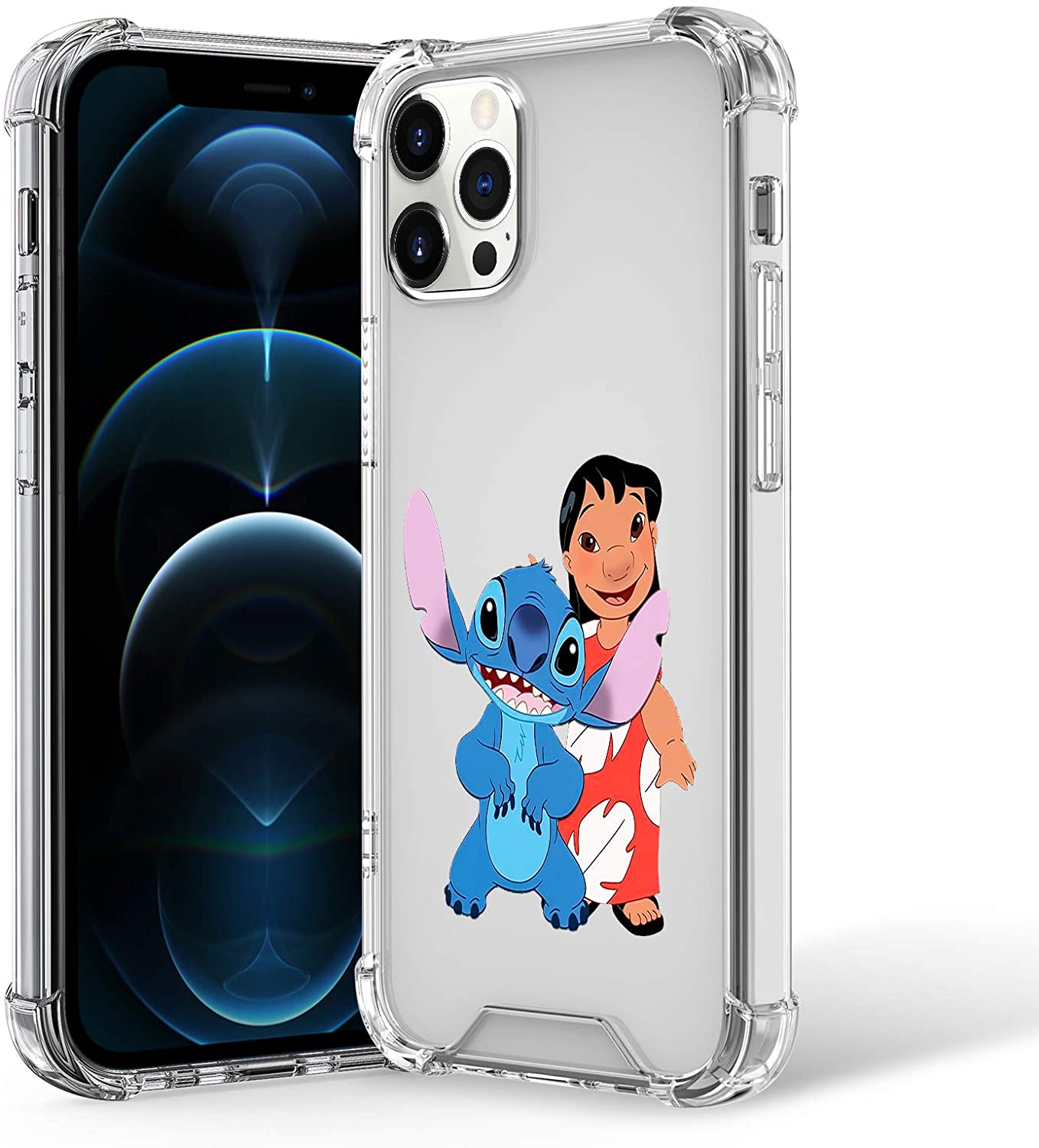 Wholesale Disney Collection Iphone 12 Pro Max Clear Case Disney Characters Cute Lilo Stitch Pattern Soft Flexible Tpu Shockproof Protective Cover For Apple Iphone 12 Pro Max 6 7inch Supply Leader Wholesale Supply