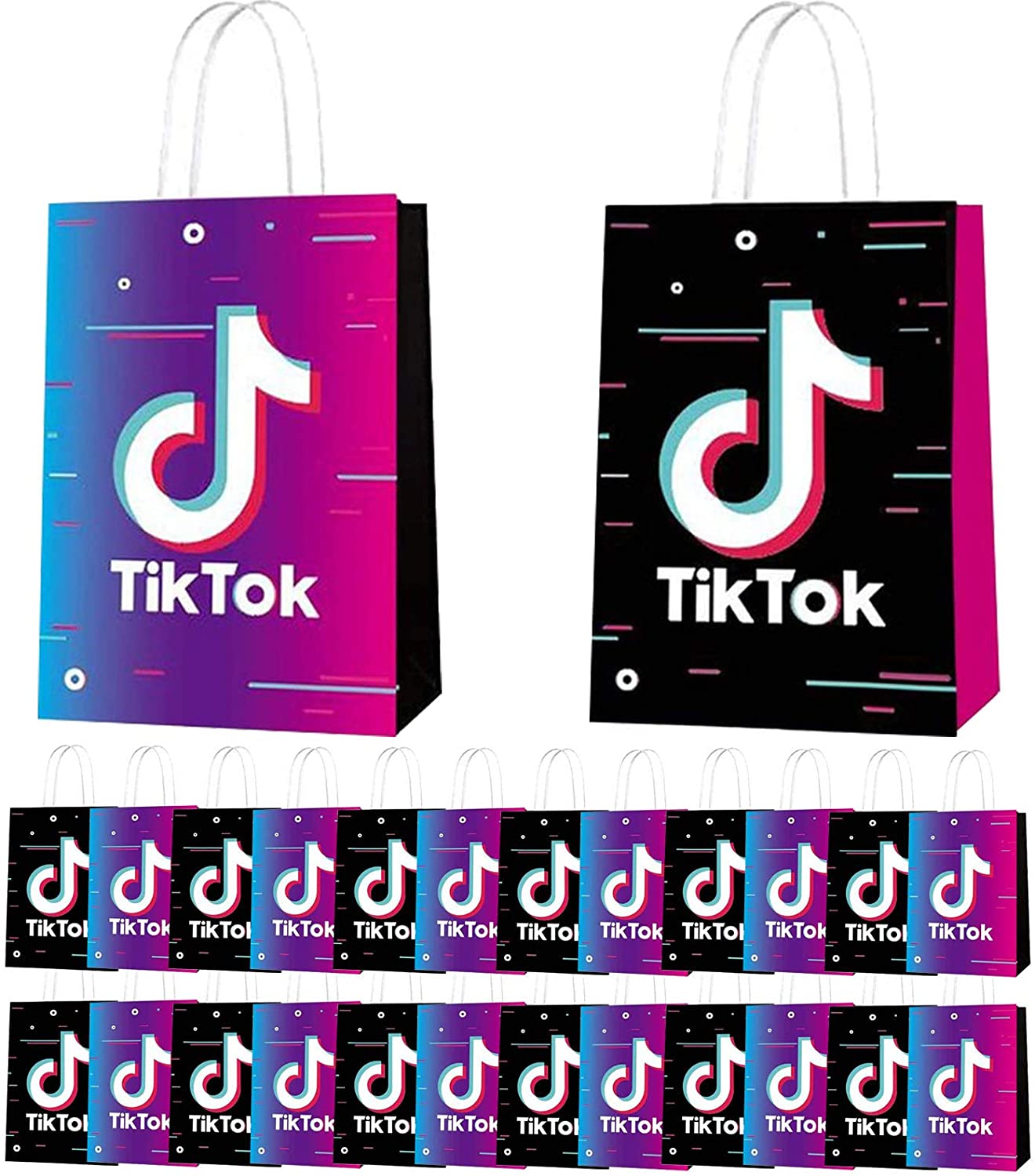 Wholesale Snnplapla 24 Pack Party T Bags For Tik Tok Birthday Party 