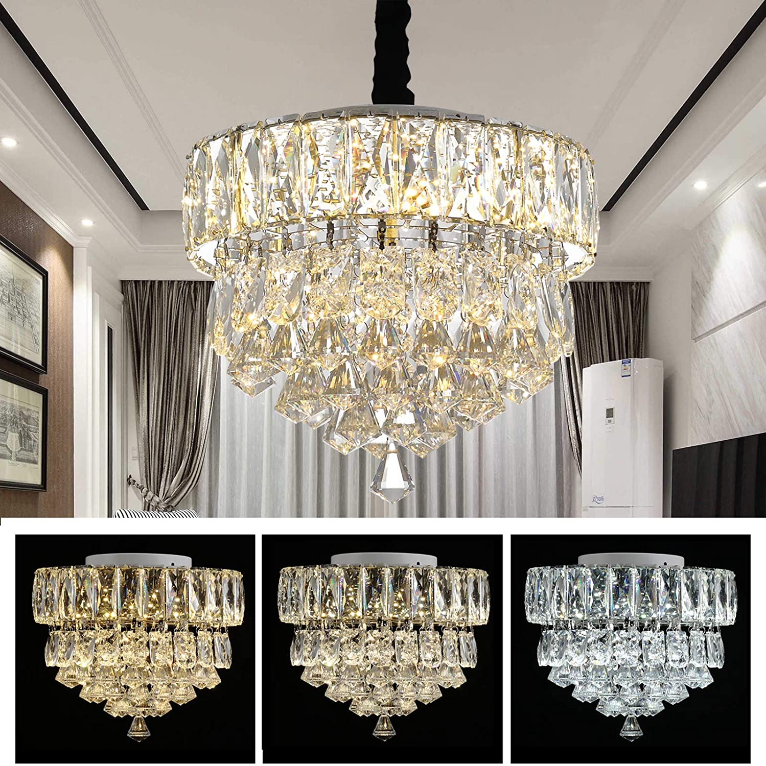 3 way chandelier light