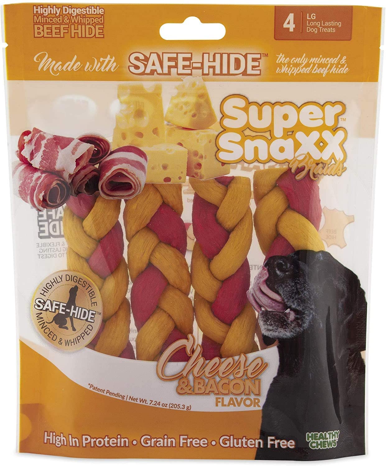 Wholesale Wonder SnaXX Braids Dog Chews Rawhide Alternative Made from