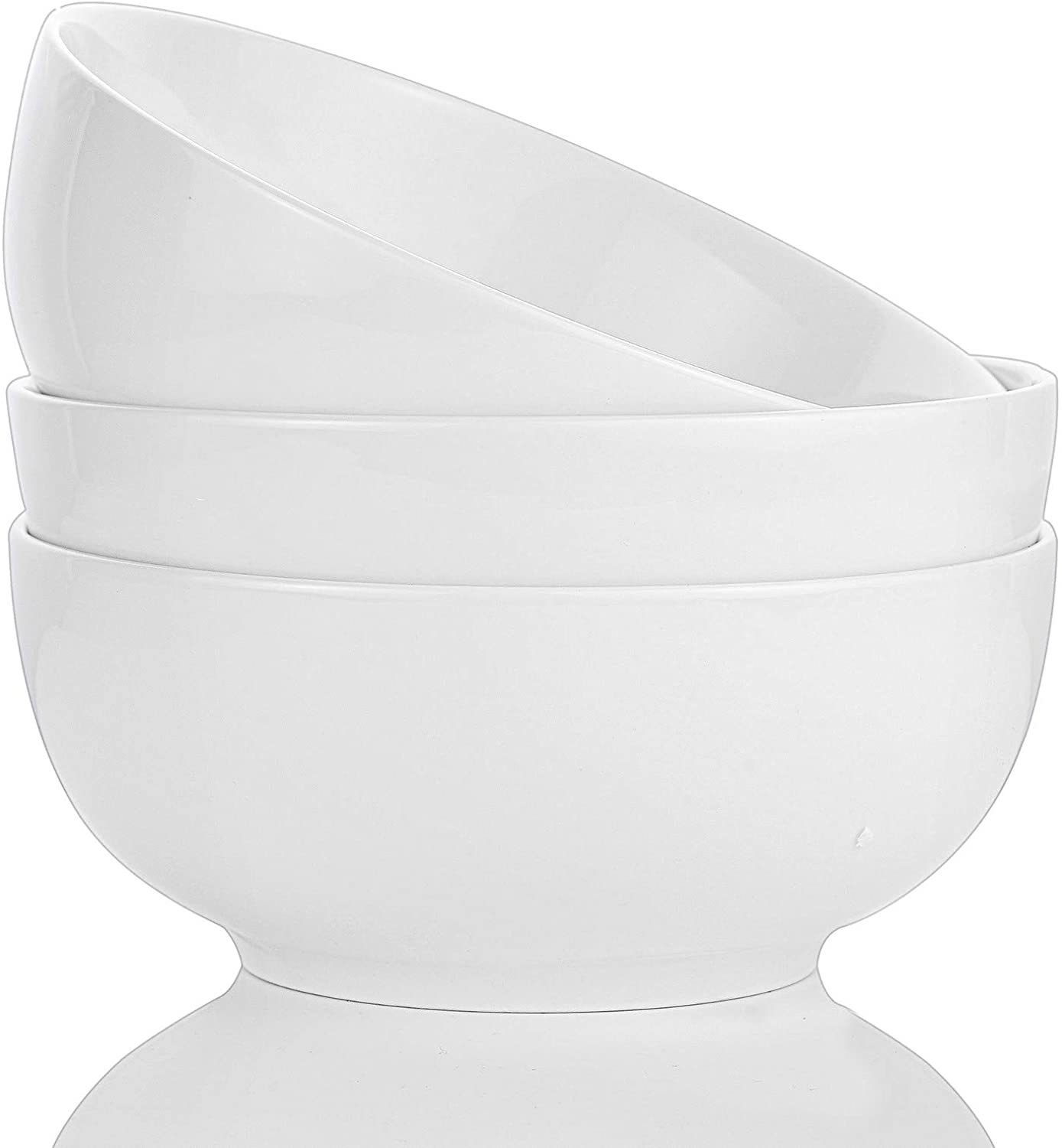 Wholesale TGLBT Ceramic Soup Bowls,28 Ounce Cereal Bowls Set,Porcelain Bowls for Kitchen White