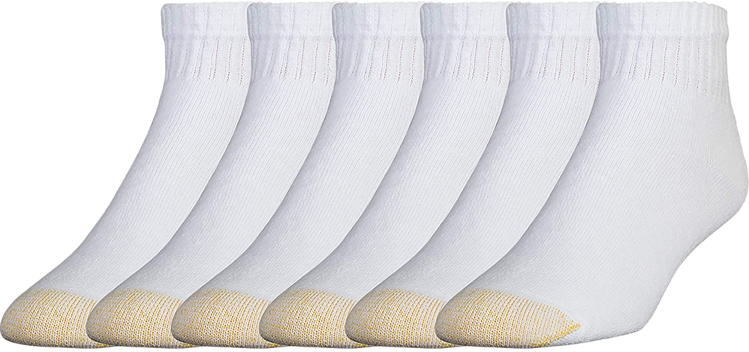 Wholesale Gold Toe Men's Cotton Quarter Athletic Sock ((12 pair) 1013