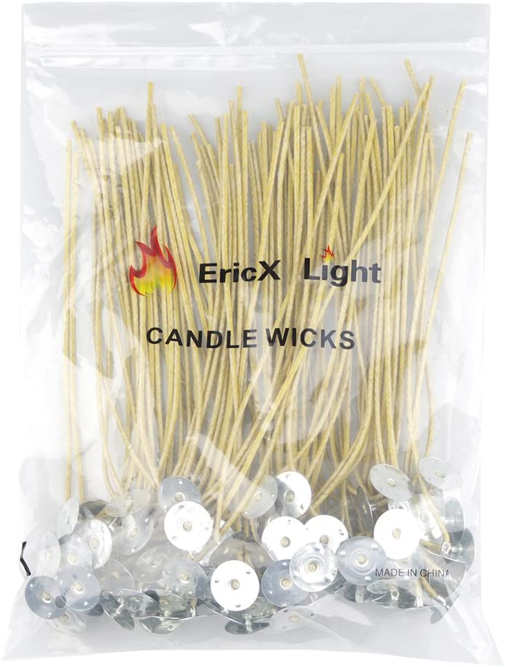 MILIVIXAY 100 Piece 3.5 inch Candle Wicks-Pre-Waxed-Candle Wicks for Candle  Making.