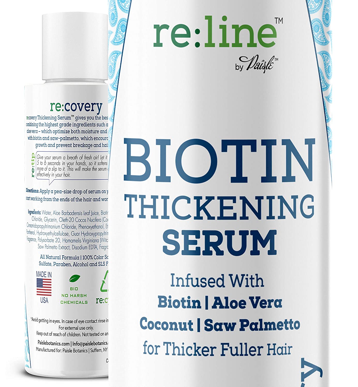 Wholesale Biotin Hair Growth Serum for Women Men Hair Thickener for Fine  Hair Serum for Hair Growth with Biotin and Saw Palmetto Extract DHT Blocker  Natural Hair Regrowth Treatment for Men Women
