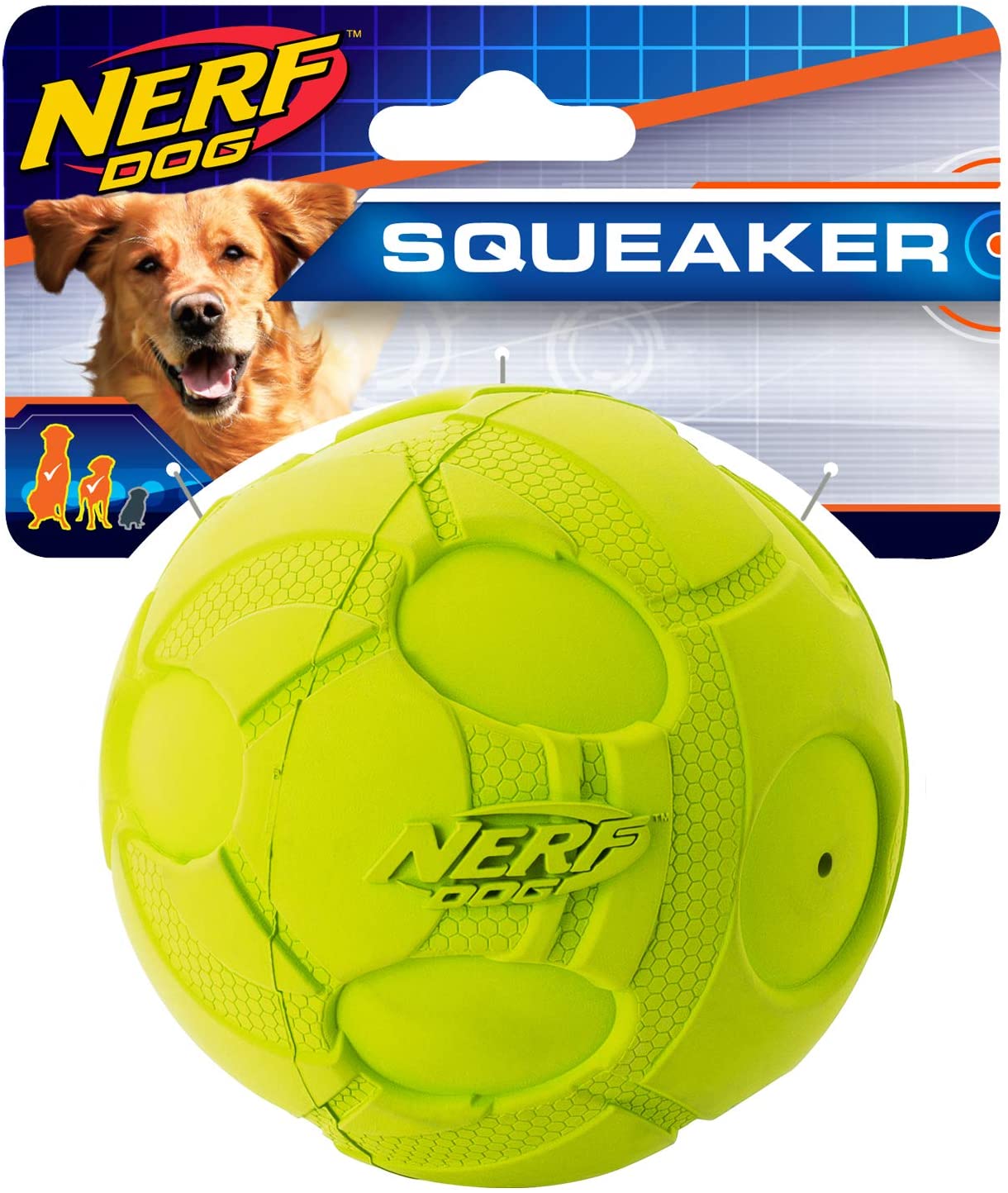 Nerf Dog Puzzle Treat Ball 3.5” Slow Feeder Dog Toy for Small & Medium –  KOL PET